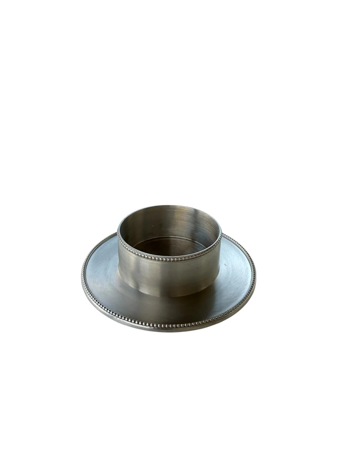 Silver Metal Candle Holder – Handmade in Germany